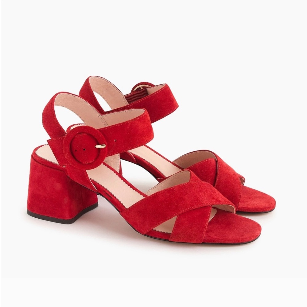 J Crew Suede Heels